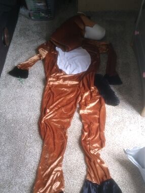 Brown Fox Costume with White Belly -